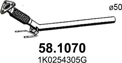 ASSO 58.1070 - Труба вихлопного газу avtolavka.club