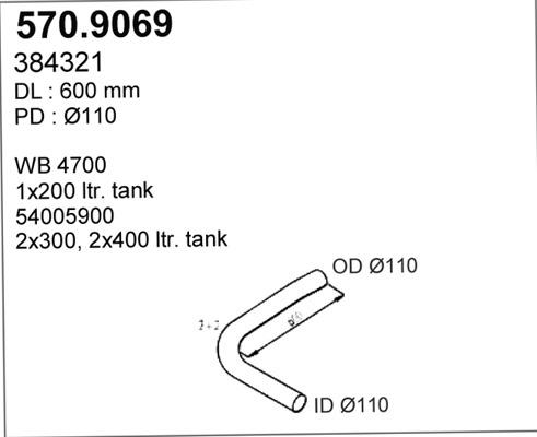 ASSO 570.9069 - Труба вихлопного газу avtolavka.club