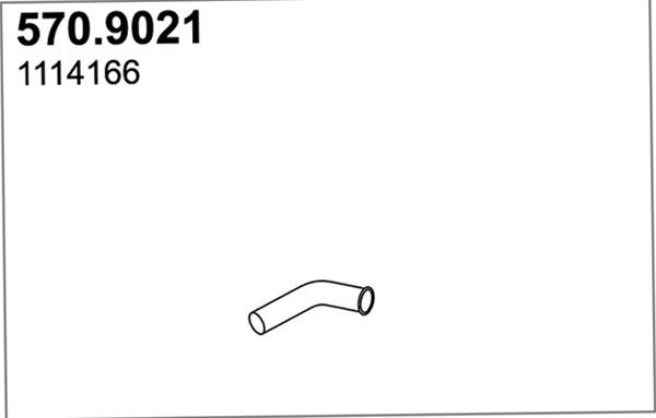 ASSO 570.9021 - Труба вихлопного газу avtolavka.club