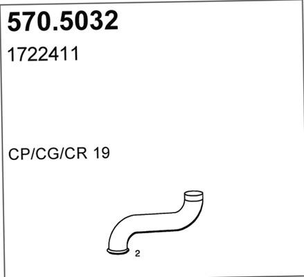 ASSO 570.5032 - Труба вихлопного газу avtolavka.club