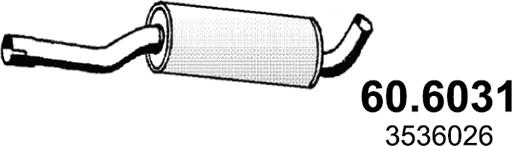 ASSO 60.6031 - Середній глушник вихлопних газів avtolavka.club