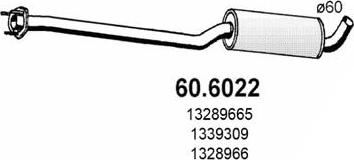 ASSO 60.6022 - Середній глушник вихлопних газів avtolavka.club