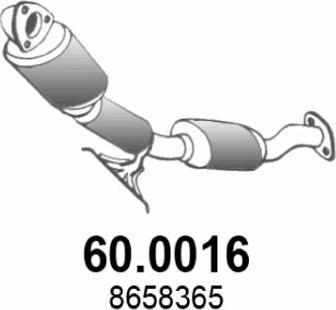 ASSO 60.0016 - Каталізатор avtolavka.club