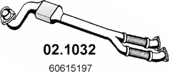 ASSO 02.1032 - Труба вихлопного газу avtolavka.club