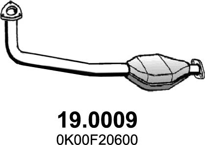 ASSO 19.0009 - Каталізатор avtolavka.club