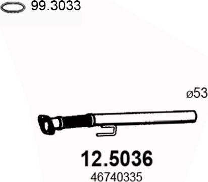 ASSO 12.5036 - Труба вихлопного газу avtolavka.club