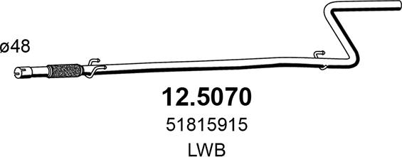 ASSO 12.5070 - Труба вихлопного газу avtolavka.club