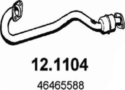 ASSO 12.1104 - Труба вихлопного газу avtolavka.club