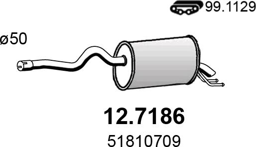 ASSO 12.7186 - Глушник вихлопних газів кінцевий avtolavka.club