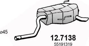 ASSO 12.7138 - Глушник вихлопних газів кінцевий avtolavka.club