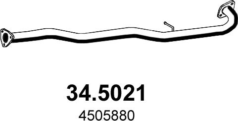 ASSO 34.5021 - Труба вихлопного газу avtolavka.club