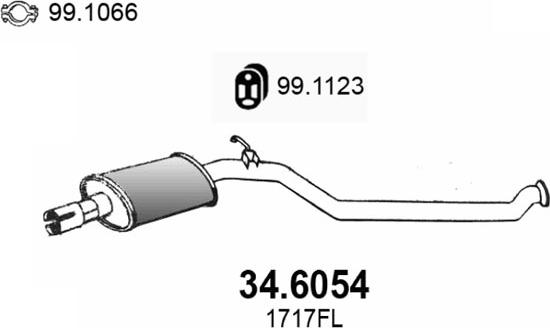 ASSO 34.6054 - Середній глушник вихлопних газів avtolavka.club