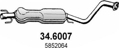 ASSO 34.6007 - Середній глушник вихлопних газів avtolavka.club