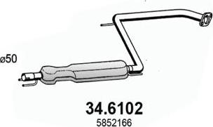 ASSO 34.6102 - Середній глушник вихлопних газів avtolavka.club