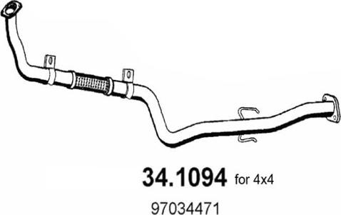 ASSO 34.1094 - Труба вихлопного газу avtolavka.club