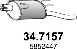 ASSO 34.7157 - Глушник вихлопних газів кінцевий avtolavka.club