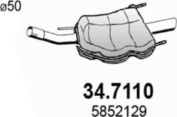 ASSO 34.7110 - Глушник вихлопних газів кінцевий avtolavka.club