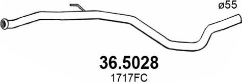 ASSO 36.5028 - Труба вихлопного газу avtolavka.club