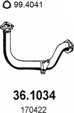 ASSO 36.1034 - Труба вихлопного газу avtolavka.club