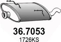 ASSO 36.7053 - Глушник вихлопних газів кінцевий avtolavka.club