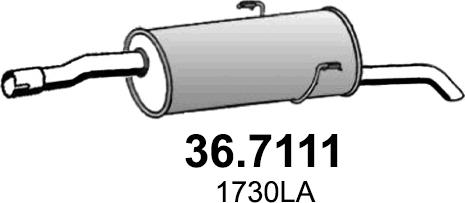 ASSO 36.7111 - Глушник вихлопних газів кінцевий avtolavka.club