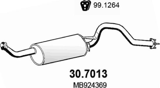 ASSO 30.7013 - Глушник вихлопних газів кінцевий avtolavka.club