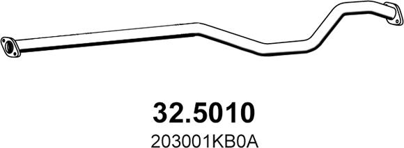 ASSO 32.5010 - Труба вихлопного газу avtolavka.club