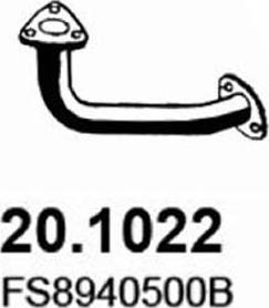 ASSO 20.1022 - Труба вихлопного газу avtolavka.club