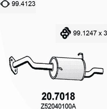 ASSO 20.7018 - Глушник вихлопних газів кінцевий avtolavka.club