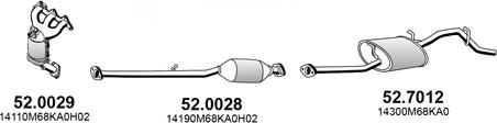 ASSO ART4427 - Система випуску ОГ avtolavka.club