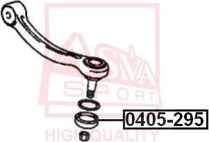 ASVA 0405-295 - Ремонтний комплект, що несуть / напрямні шарніри avtolavka.club