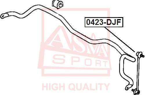 ASVA 0423-DJF - Тяга / стійка, стабілізатор avtolavka.club