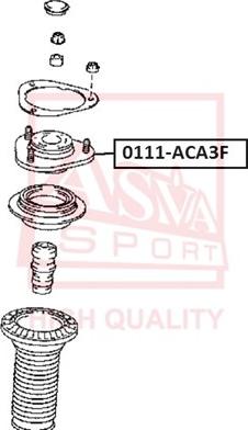 ASVA 0111-ACA3F - Опора стійки амортизатора, подушка avtolavka.club