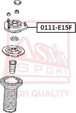 ASVA 0111-E15F - Опора стійки амортизатора, подушка avtolavka.club