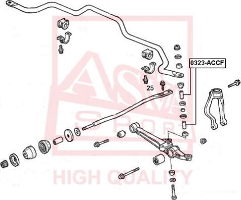 ASVA 0323-ACCF - Тяга / стійка, стабілізатор avtolavka.club