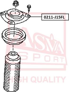 ASVA 0211-J15FL - Підвіска, амортизатори avtolavka.club