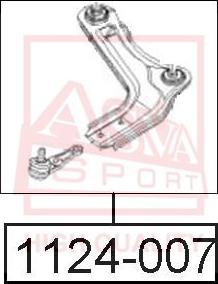 ASVA 1124-007 - Важіль незалежної підвіски колеса avtolavka.club