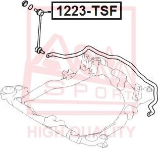 ASVA 1223-TSF - Тяга / стійка, стабілізатор avtolavka.club