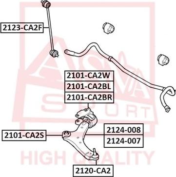 ASVA 2123-CA2F - Тяга / стійка, стабілізатор avtolavka.club