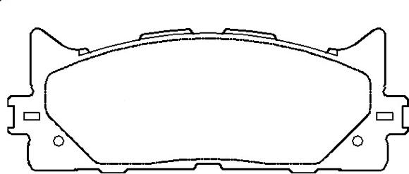 ASVA AKD-562H - Гальмівні колодки, дискові гальма avtolavka.club