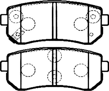 4U Autoparts 37367HY - Гальмівні колодки, дискові гальма avtolavka.club