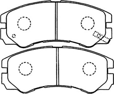 Brake Engineering PA1946 - Гальмівні колодки, дискові гальма avtolavka.club