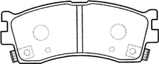 ASVA AKD-1299 - Гальмівні колодки, дискові гальма avtolavka.club
