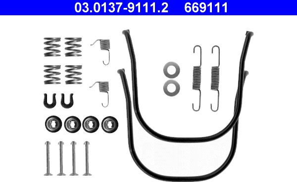 ATE 03.0137-9111.2 - Комплектуючі, барабанний гальмівний механізм avtolavka.club