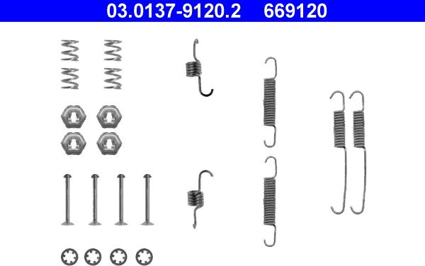 ATE 03.0137-9120.2 - Комплектуючі, барабанний гальмівний механізм avtolavka.club