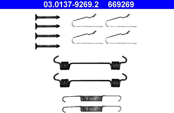 ATE 03.0137-9269.2 - Комплектуючі, гальмівна система avtolavka.club