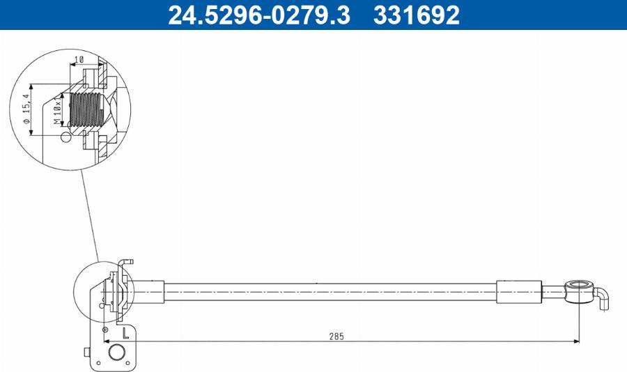 ATE 24.5296-0279.3 - Гальмівний шланг avtolavka.club