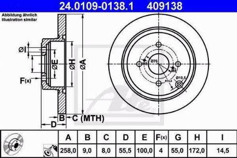 Alpha Brakes HTT-TY-042 - Гальмівний диск avtolavka.club