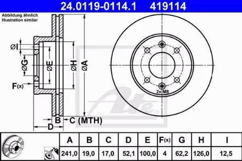 Alpha Brakes HTP-HY-508 - Гальмівний диск avtolavka.club