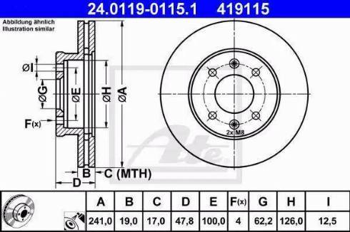 Alpha Brakes HTP-HY-517 - Гальмівний диск avtolavka.club